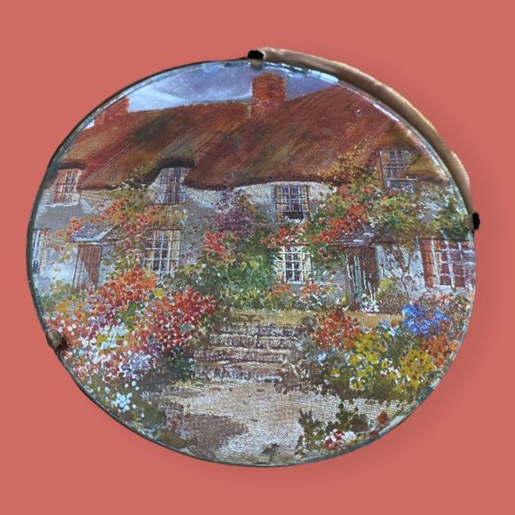 🦋 BRASS BUTTERLY FRAME FOIL COTTAGE MADE IN ENGLAND VINTAGE 6" - Picture 3 of 4